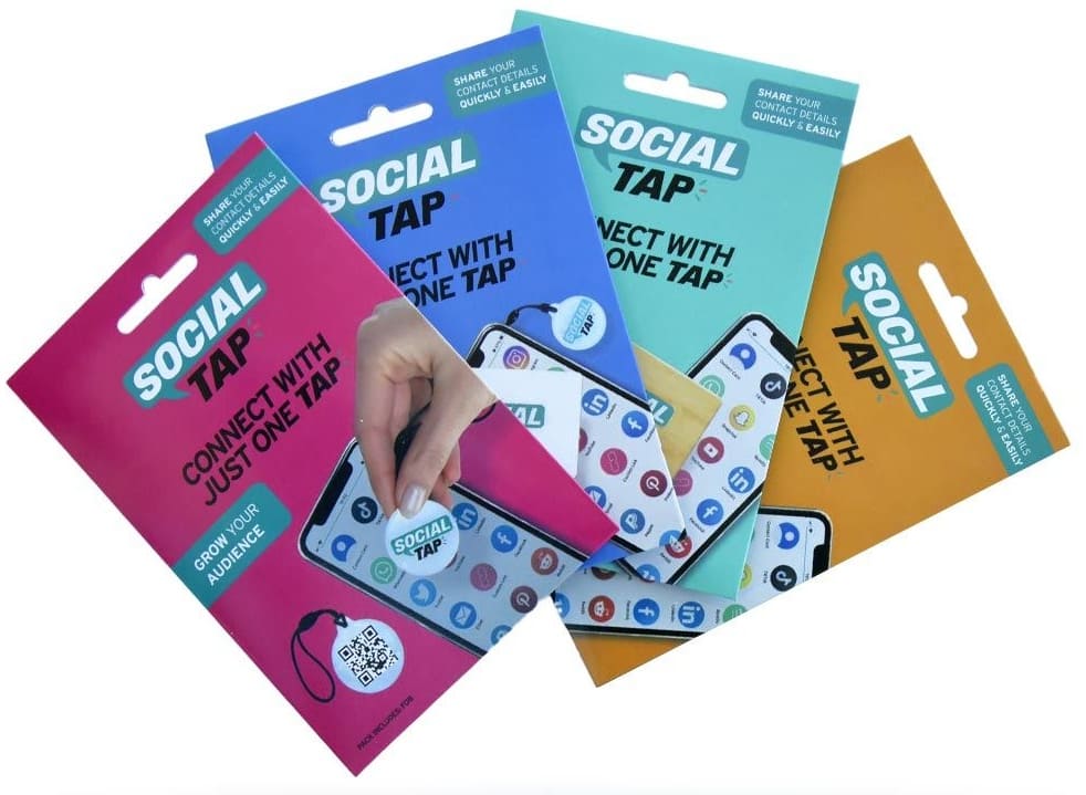 elektronische Visitenkarten von Social Tap