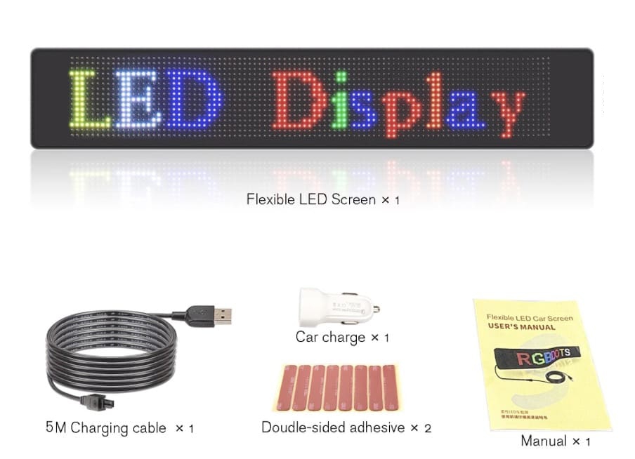 Werbetafel LED-Display Vollfarbe flexibel programmierbar für Handy