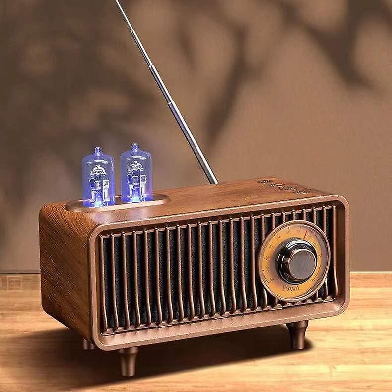 Vintage Radio AM/FM Retro Lautsprecher Holz klein