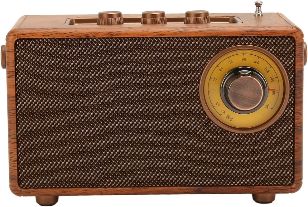 Retro-Radio im alten Stil aus Holz Vintage Mini klein