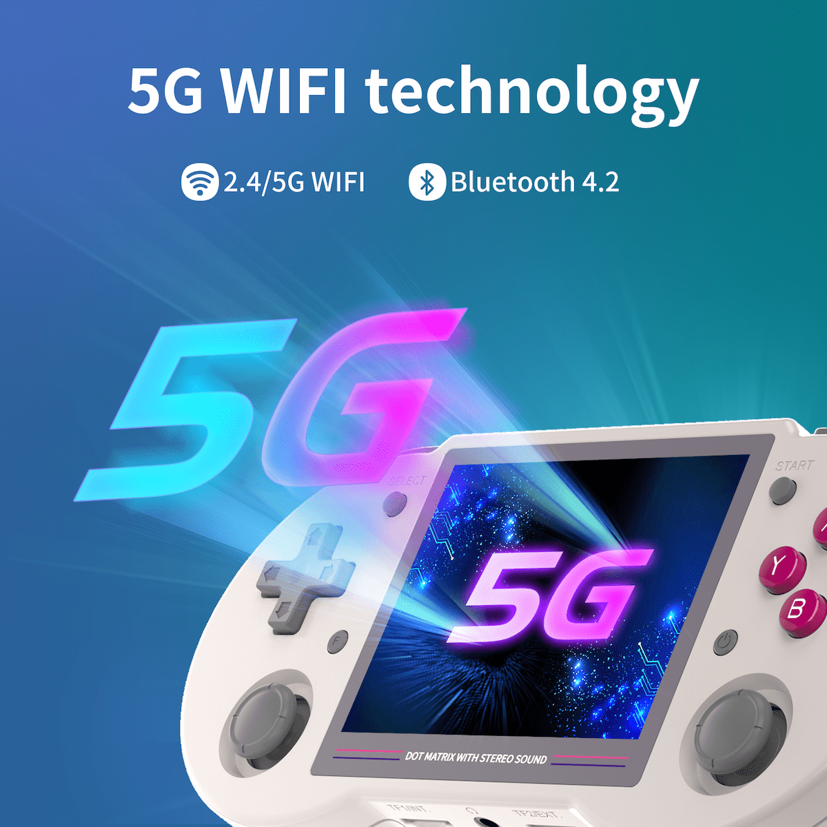 Spielekonsole WiFi 5G Handheld für Kinder Tasche