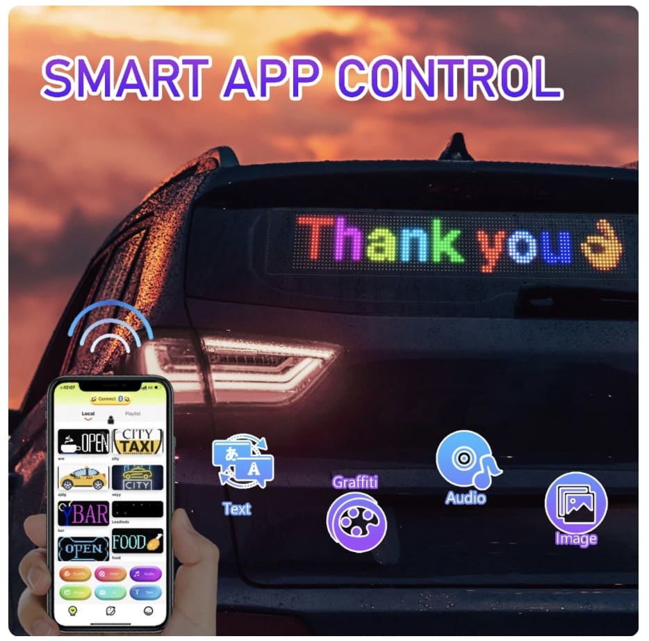 Auto-LED-Werbebildschirm-Anzeige flexibel für Mobiltelefon
