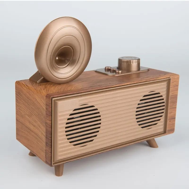 kleines altes Mini-Radio-Grammographen-Design retro