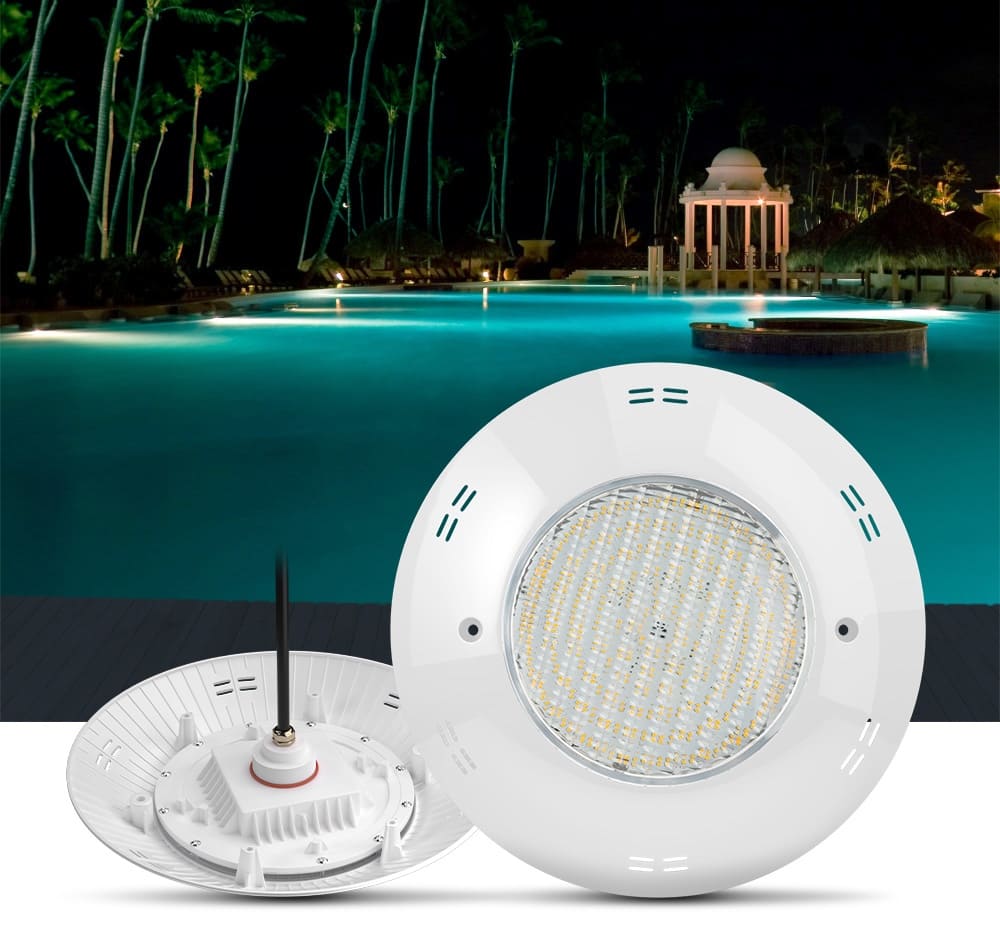 LED Lampe zur Poolbeleuchtung - weiße LED 3000K Warmweiß